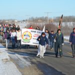 First Nations hold walk against drugs & alcohol