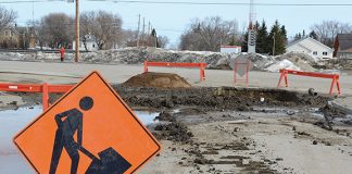 Water line breaks are continual