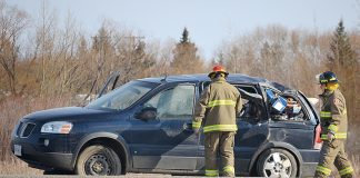 Baby & parents escape injury in Hwy. 1 rollover