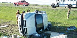 Rollovers send four to hospital