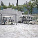 Flooded – Town hit with over 225 (9 inches) of rain in 48 hours
