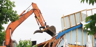 Bird’s Point hall torn down following flood