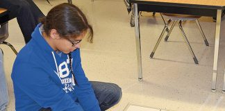 Students enjoy making robots in class