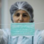 Hospital Worker with Mask