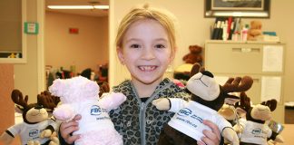 8-year old donates plush toys for kids