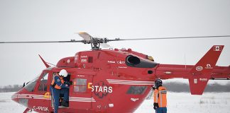 STARS lands for emergency in Whitewood