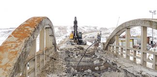 Iconic bridge torn down at St. Hubert’s