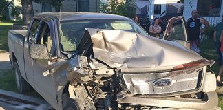 Alcohol suspected in crash with parked truck in town