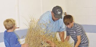 Displays from the past were great to try at Culture Days