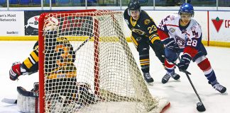 Bruins bounce Mils in back to back games