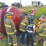 Collision at intersection injures two