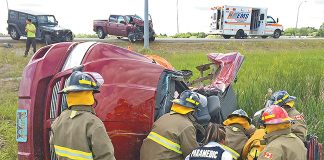 Collision at intersection injures two