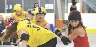 Bombshell Brawlers win roller derby trophy