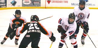 Melville peewee Snipers lose in C side consolation