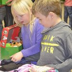 Shoe boxes are being filled for needy children