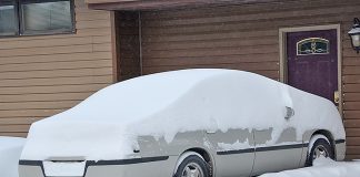 Snow and more snow as blizzard blows into area