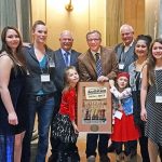 Ecklund family presented Agribition award