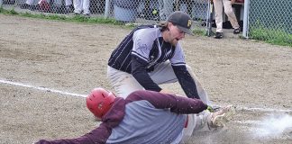 Weather cuts men’s fastball games short