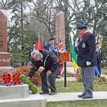 Baring cenotaph is relocated and rededicated in Grenfell