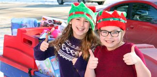 Pulling together to fill sleigh