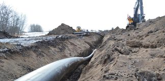 Melville water pipeline installation completed