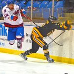 Mils double Bruins in final game before break