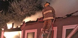Family escapes fire in middle of the night