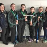 Girls Gold Curling
