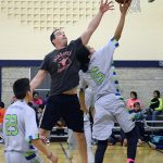 RCMP take on Kahkewistahaw students in basketball game