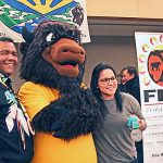 Olympic athlete pumps up kids with her story