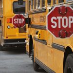 Buses stop sign