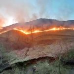 Fire departments battle five blazes in three days