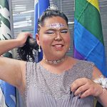 Two-spirited teen celebrates grad in gown