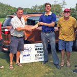 Dlouhy makes hole in one to win new vehicle