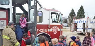 Firefighters discuss safety