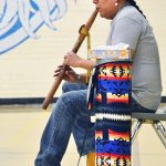 Flutist brings music, message to local students