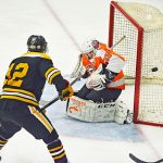 Orioles squeak by Bruins to earn third win of season