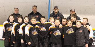 Whitewood peewee team wins B banner