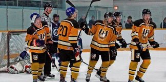 Mustangs lead semifinal 2-0 in junior league