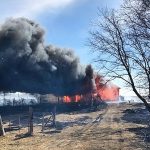 Three departments respond to grass fire