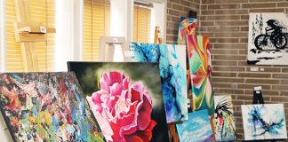 Abstracts featured at art show