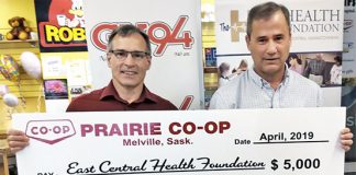 Prairie Co-op gives $5,000 for digital mammography equipment