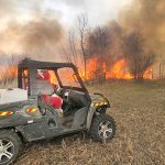Firefighters battle several fires