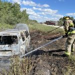 Bystanders rescue man from fire