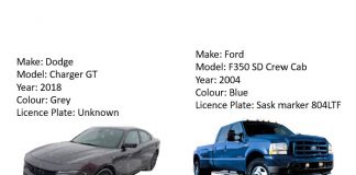 Vehicles stolen from Melville and Yorkton