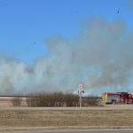 Wolseley field fire contained