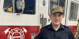 Junior firefighter performs CPR on Highway No. 1