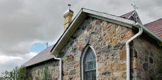 English money builds church