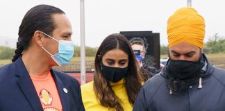 Jagmeet Singh makes stop at Cowessess FN