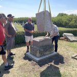 Summerberry cenotaph moved to new location